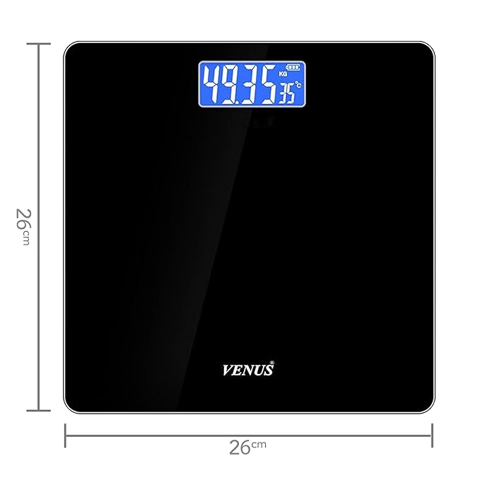Digital Personal Weight Machine – Upto 180 kg Capacity | Bathroom Scale with 24 Months Warranty