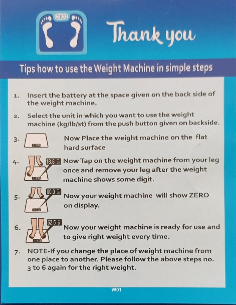 Digital Personal Weight Machine – Upto 180 kg Capacity | Bathroom Scale with 24 Months Warranty