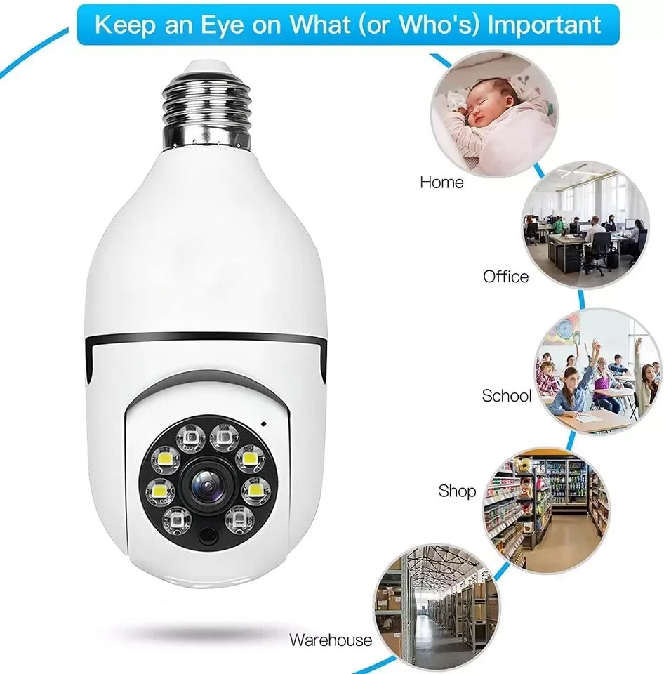 EDSACE WiFi Bulb Security Camera