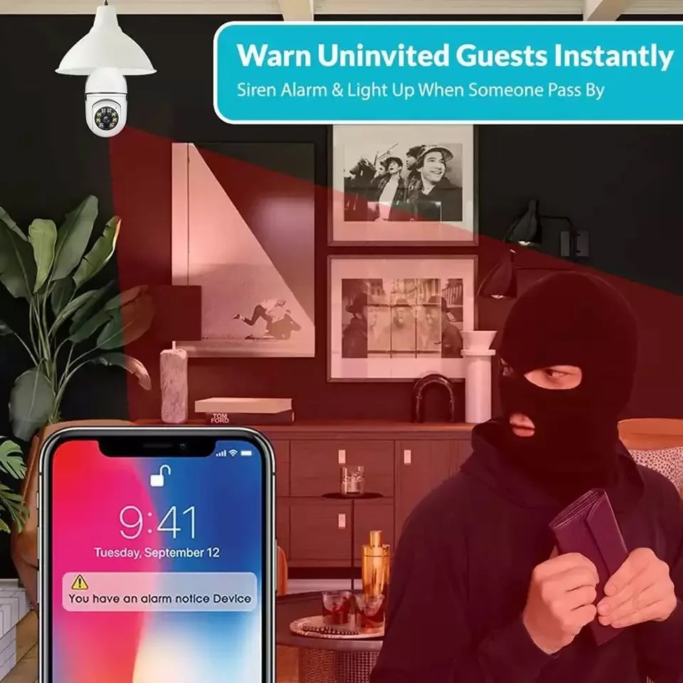 EDSACE WiFi Bulb Security Camera