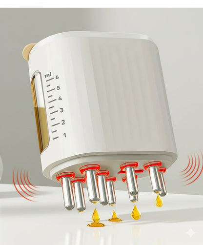 Red Light Therapy For Hair Smart Electric Scalp Massager And Hair Oil Applicator