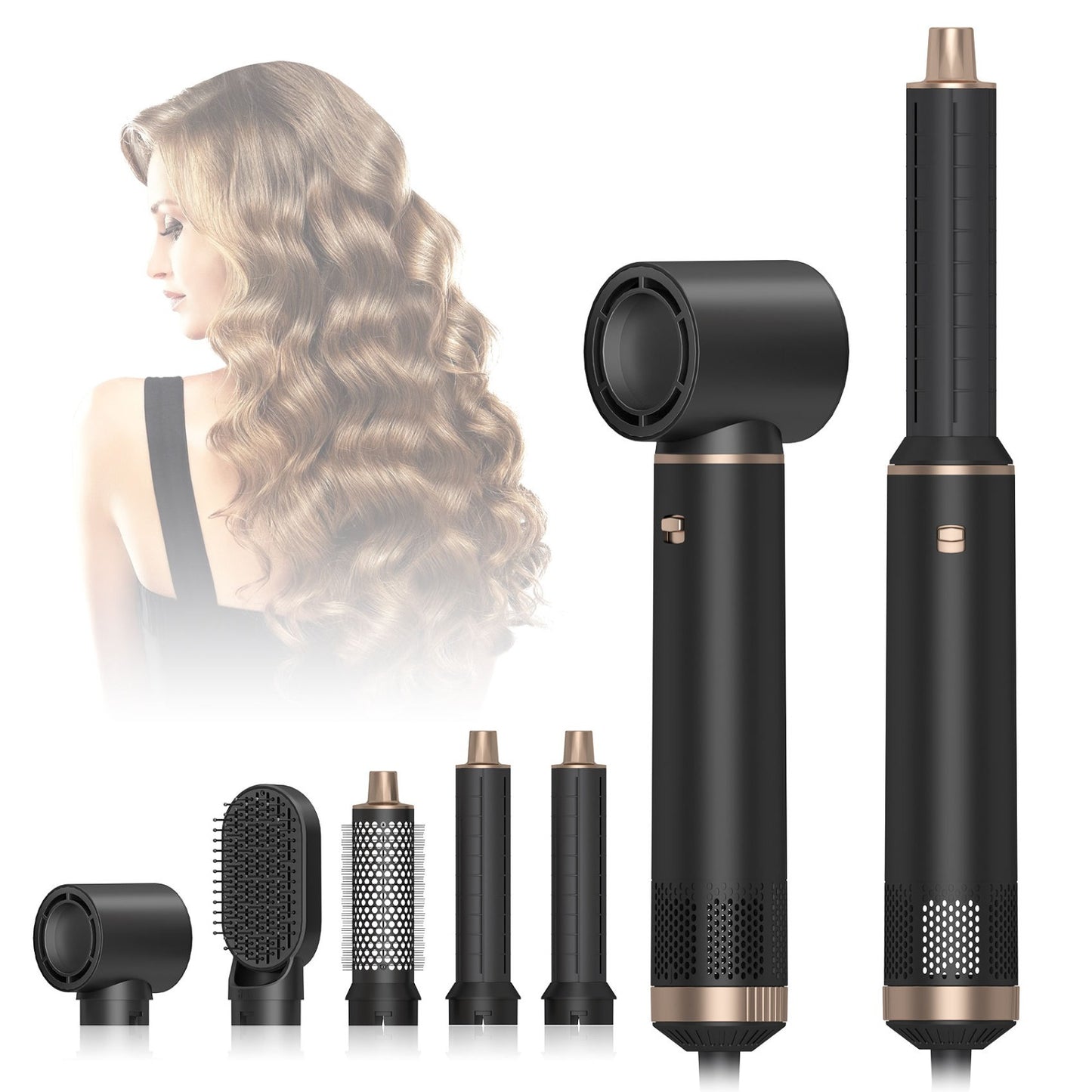 5-in-1 Hot Air Hair Styler | Salon-Style Blowout, Curl & Smooth in One Tool