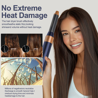 7-in-1 Professional Hot Air Styler & Hair Dryer | 2000W Ionic Salon-Quality Styling Kit | Electric Straightener, Curler & Volumizer for All Hair Types