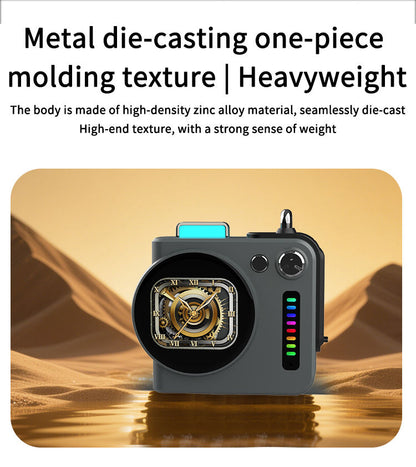 Portable Smart Speakers HD Sound Touch Screen RGB LED Lighting Voice Control Audio Subwoof for Home Theatre Outdoor Mobile Phone