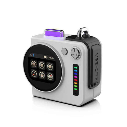 Portable Smart Speakers HD Sound Touch Screen RGB LED Lighting Voice Control Audio Subwoof for Home Theatre Outdoor Mobile Phone