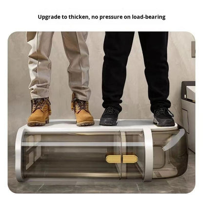 Bathroom Toilet Crevice Storage Cabinet 5-Layer Non-Folding Plastic Waterproof Modern Minimalist Narrow Floor Rack