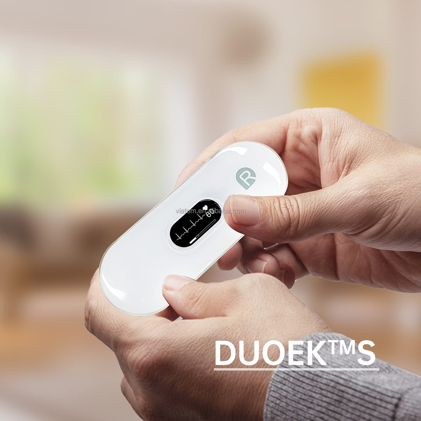 Wellue DuoEK™ S Personal ECG Monitor – Medical-Grade Handheld EKG with Real-Time OLED Display & AI Analysis – Detects AFib, Arrhythmia & Heart Pause – No Subscription, Free App for iOS & Android