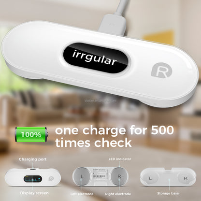 Wellue DuoEK™ S Personal ECG Monitor – Medical-Grade Handheld EKG with Real-Time OLED Display & AI Analysis – Detects AFib, Arrhythmia & Heart Pause – No Subscription, Free App for iOS & Android