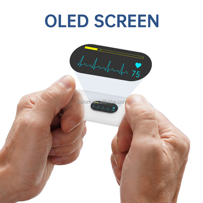 Wellue DuoEK™ S Personal ECG Monitor – Medical-Grade Handheld EKG with Real-Time OLED Display & AI Analysis – Detects AFib, Arrhythmia & Heart Pause – No Subscription, Free App for iOS & Android