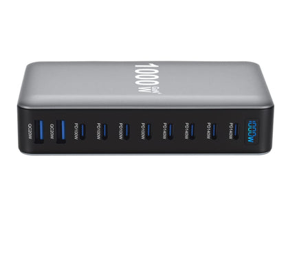 1000W 10-Port GaN Charging Station – Ultra-Fast Multi-Device USB-C & USB-A Power Hub