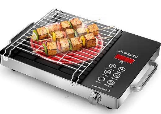 Portable Infrared Cooker | Works with ALL Utensils | Smart LPG Alternative for Fast, Safe &amp; Energy-Efficient Cooking | 2200W