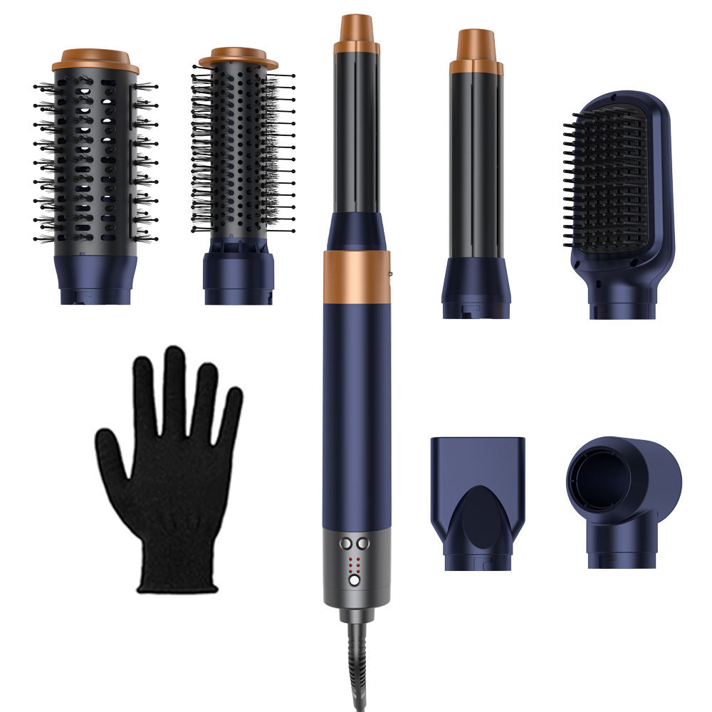 7-in-1 Professional Hot Air Styler & Hair Dryer | 2000W Ionic Salon-Quality Styling Kit | Electric Straightener, Curler & Volumizer for All Hair Types