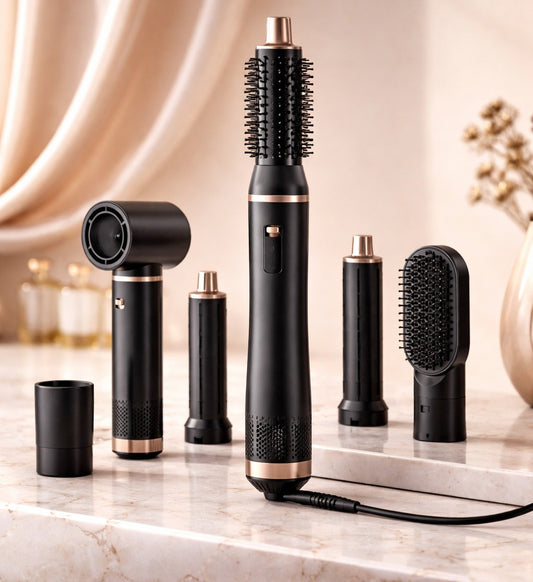 5-in-1 Hot Air Hair Styler | Salon-Style Blowout, Curl & Smooth in One Tool
