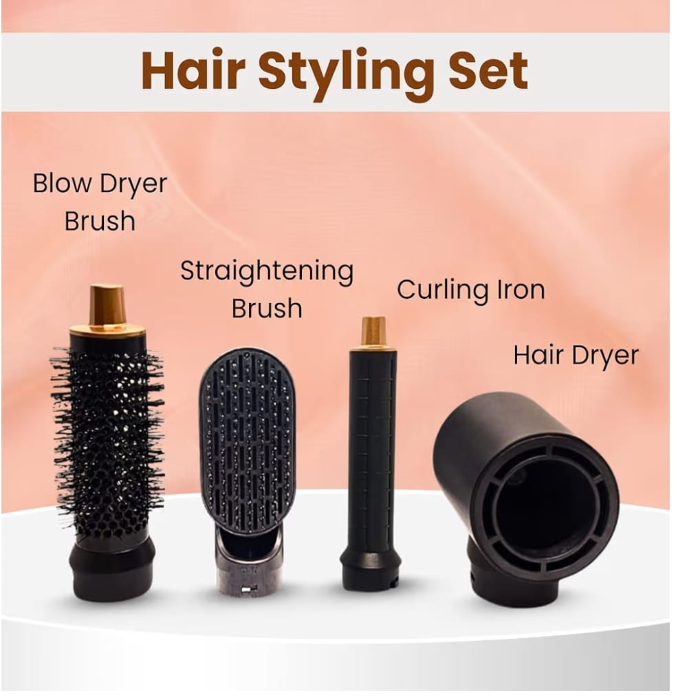5-in-1 Hot Air Hair Styler | Salon-Style Blowout, Curl & Smooth in One Tool