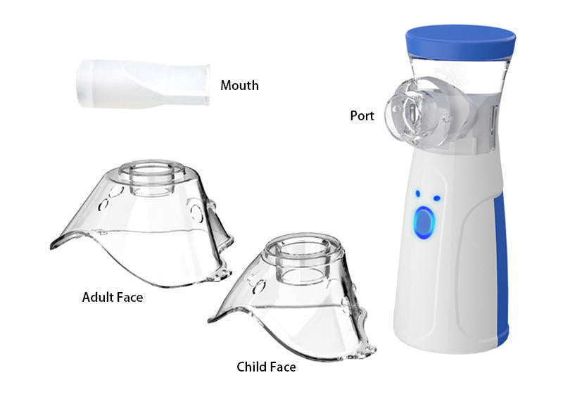Portable Mesh Nebulizer – Quiet, Efficient Asthma & Respiratory Relief On-the-Go