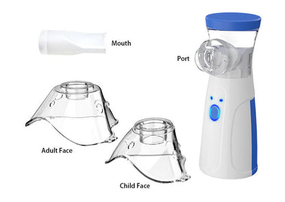 Portable Mesh Nebulizer – Quiet, Efficient Asthma & Respiratory Relief On-the-Go