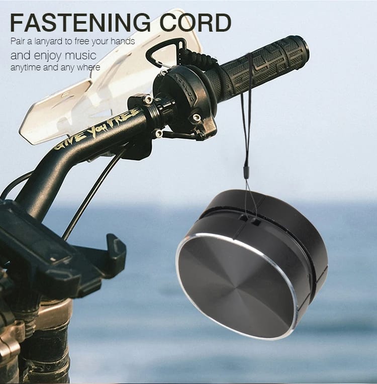 Humming Bird Wirelessly BT Mini Speaker Bone Conduction Portable Wireless 3 Watts Speaker Stereo Bass Sound Creative Portable Speaker Mini Size Music Player Built-in Mic Sound Box,Red