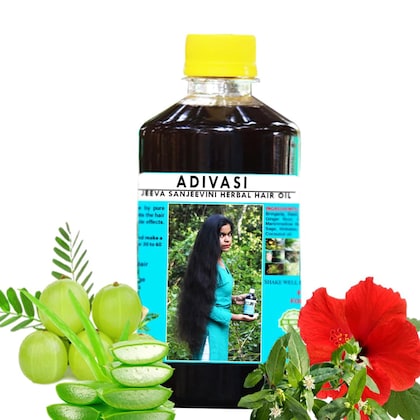 🔥Last Day Sale 60% Off🔥 Adivasi Neelgiri Herbal Hair Oil 125ML 100% organic (Buy 1 Get 1 Free)