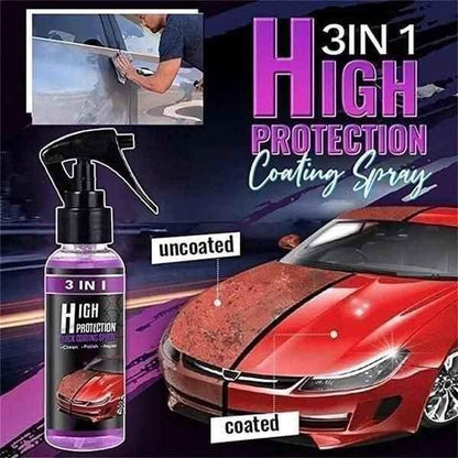 *EXCLUSIVE OFFER* 3 in 1 High Protection Quick Car Ceramic Coating Spray!! 50% Off for First 100 Customers Only