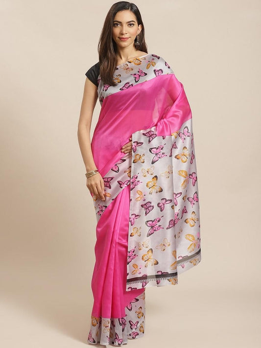 Latest Printed   Mysore Silk Sarees