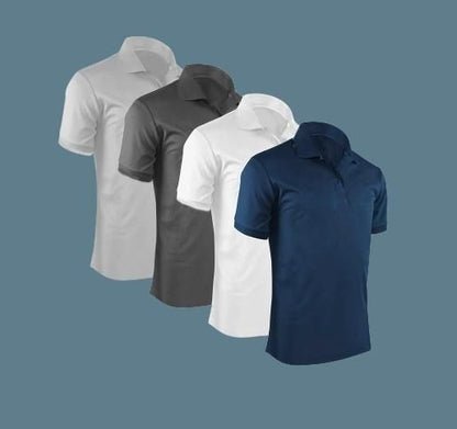 🔥Last Day Sale 60% Off🔥 Men's Polo T-Shirt Pack Of 4-Solid Colors