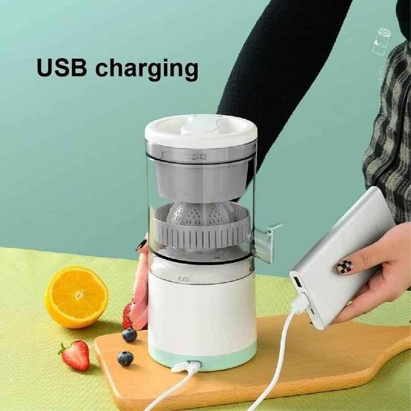 Electric Fruit Juicer Machine for Travel & Kitchen Purpose, Portable, Rechargeable.