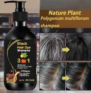 BLOSDREAM Black Hair Shampoo for Men & Women 3 in 1 formula (100ml) pack of 2